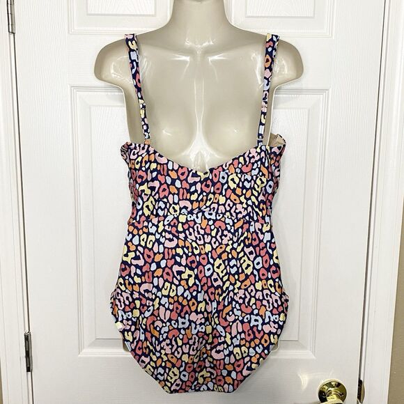 Summersalt Womens Size 10 Oasis Leopard Print One-Piece Swimsuit Multicolor - Picture 6 of 14